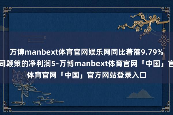 万博manbext体育官网娱乐网同比着落9.79%；包摄于上市公司鞭策的净利润5-万博manbext体育官网「中国」官方网站登录入口