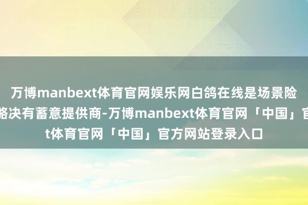 万博manbext体育官网娱乐网白鸽在线是场景险数字化风险管领略决有蓄意提供商-万博manbext体育官网「中国」官方网站登录入口