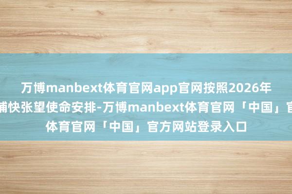 万博manbext体育官网app官网按照2026年度中央安全出产捕快张望使命安排-万博manbext体育官网「中国」官方网站登录入口
